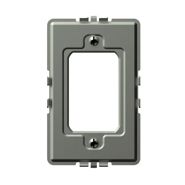 5-Gang sub frame for mounting adorne devices Collection: adorne Width: 3.40" Height: 5.10" Length: 0.25" Weight: 0.10 lb Country of Origin: Mexico