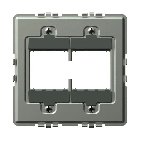 5-Gang sub frame for mounting adorne devices Collection: adorne Width: 5.20" Height: 5.10" Length: 0.25" Weight: 0.30 lb Country of Origin: Mexico