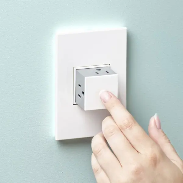 The cleverest way to add power and style, the Pop-Out Outlet extends to offer 3-plug access, then uniquely disappears back into the wall with a simple push when not in use. Made exclusively for use with screwless Wall Plates from the adorne Collection, sold separately. Collection: adorne Finish: White Notes: White Popout Triplex Outlet Kit 1 Gang Width: 2.99" Height: 4.88" Length: 2.60" Weight: 0.30 lb Bulb Type: tbn Voltage: 125.00 V Material: Polycarbonate Country of Origin: China Connection: Back Wire Manufacturer Warranty: Limited Lifetime