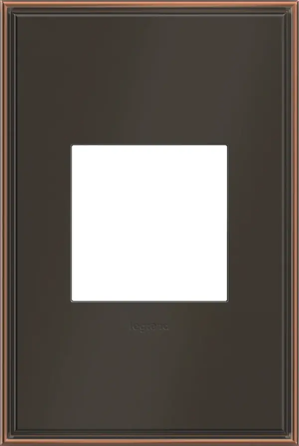 A perfect cast metal to complement various kitchen styles, ranging from cottage-inspired to rustic. A 2-Gang Wall Plate, it is perfectly sized to fit any combination of up to two standard-sized adorne devices, or up to four half-sized adorne designer switches and outlets. Collection: adorne Finish: Oil Rubbed Bronze Notes: Oil Rubbed Bronze W/Beaded Border 1 Gang Width: 3.45" Height: 5.13" Length: 0.35" Weight: 0.61 lb Extension from Wall: 1.19" Bulb Type: tbn Material: Cast Metals Country of Origin: Mexico Connection: Screwless Manufacturer Warranty: Limited Lifetime