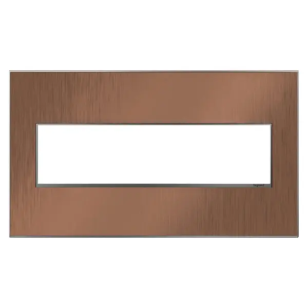 Collection: adorne Finish: Copper Width: 8.88" Height: 5.13" Length: 0.35" Weight: 0.50 lb Extension from Wall: 1.00" Material: Copper Country of Origin: Mexico Connection: Screwless Manufacturer Warranty: Limited Lifetime