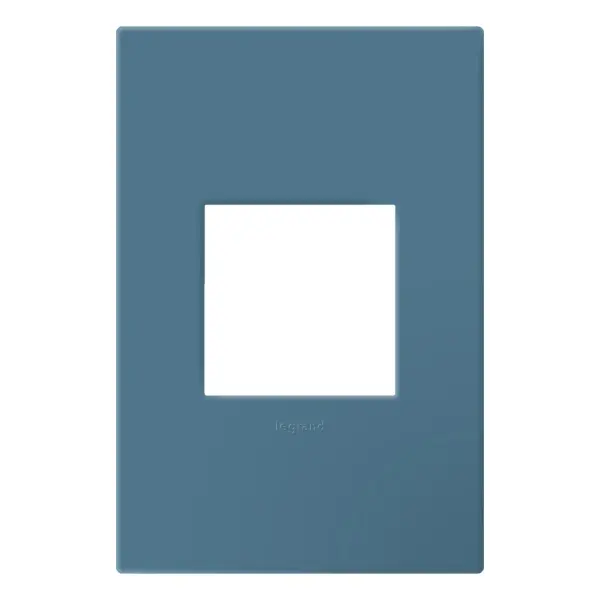 Serene and calming, Mystic is a contemporary hue that acts as a neutral. Made exclusively for use with designer switches and outlets from the adorne Collection. This wall plate features enduring Microban antimicrobial technology that works to reduce the growth of bacteria, around the clock, for the lifespan of the product. No antimicrobial efficacy claims are being made or are valid with respect to products sold in Canada. Collection: adorne Finish: Mystic Width: 3.45" Height: 5.13" Length: 0.35" Weight: 0.32 lb Country of Origin: Mexico