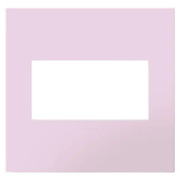 Rosa is soft and sweet, an easygoing pink that is effortless and luxurious. Made exclusively for use with designer switches and outlets from the adorne Collection. This wall plate features enduring Microban antimicrobial technology that works to reduce the growth of bacteria, around the clock, for the lifespan of the product. No antimicrobial efficacy claims are being made or are valid with respect to products sold in Canada. Collection: adorne Finish: Rosa Width: 5.29" Height: 5.13" Length: 0.35" Weight: 0.55 lb Country of Origin: Mexico