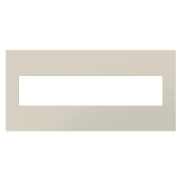 Soft and elegant with a touch of warmth, Oatmeal is the perfect neutral for a modern space. Made exclusively for use with designer switches and outlets from the adorne Collection. This wall plate features enduring Microban antimicrobial technology that works to reduce the growth of bacteria, around the clock, for the lifespan of the product. No antimicrobial efficacy claims are being made or are valid with respect to products sold in Canada. Collection: adorne Finish: Oatmeal Width: 10.70" Height: 5.13" Length: 0.35" Weight: 1.00 lb Country of Origin: Mexico