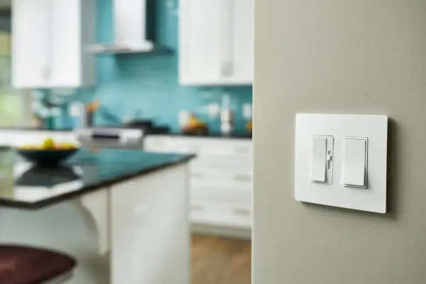 radiant CFL/LED Dimmer, White Collection: radiant Finish: White Width: 2.00" Height: 4.25" Length: 2.75" Weight: 0.30 lb Country of Origin: CN