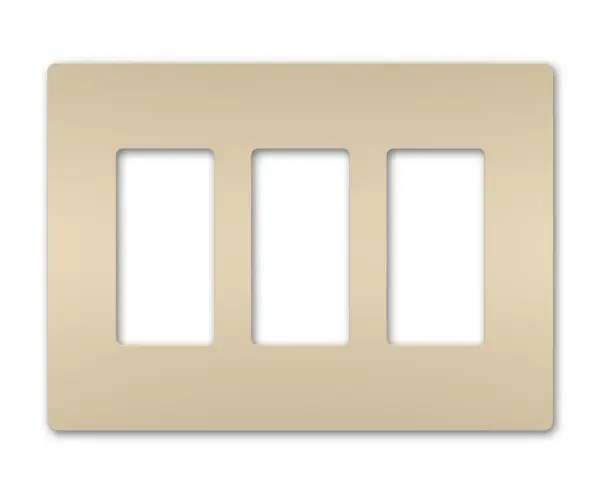 Designed to complement any space, the radiant Collection features sleek, screwless wall plates for cleaner lines and a sophisticated touch. Pair this three-gang option with a combination of radiant switches, dimmers, and/or outlets for a completed look that's a step above ordinary. Collection: radiant Finish: Ivory Width: 6.77" Height: 4.50" Length: 0.25" Weight: 0.13 lb Country of Origin: United States