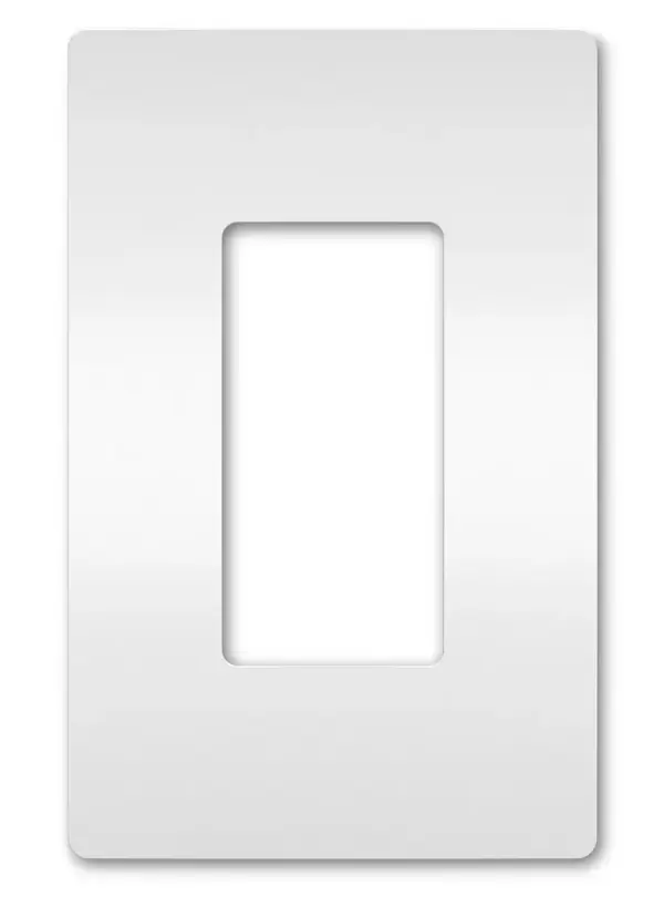 This Wall Plate features enduring Microban antimicrobial technology that works to reduce the growth of bacteria, around the clock, for the lifespan of the product.Designed to complement any space, the radiant Collection features sleek, screwless wall plates for cleaner lines and a sophisticated touch. Pair this one-gang option with your preferred radiant switch, dimmer, and/or outlet for a completed look that's a step above ordinary.This product is not currently available for sale in Canada. Collection: radiant Finish: White Width: 12.21" Height: 4.94" Length: 0.07" Weight: 0.06 lb Country of Origin: United States