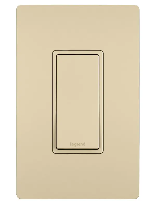 The radiant Momentary Contact Switch is perfect anywhere you need the safety of a switch that is only on when held in the ""on"" position. Made exclusively for use with screwless Wall Plates from the radiant Collection, sold separately. Collection: radiant Finish: Ivory Width: 1.43" Height: 4.19" Length: 1.27" Weight: 0.20 lb Country of Origin: Mexico