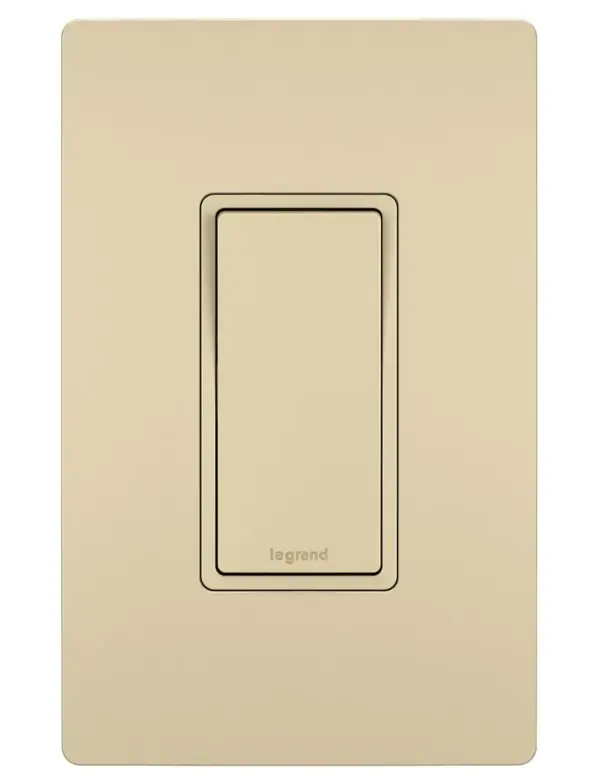 For your largest or most open spaces, a radiant 4-Way Switch enables control of a single light or fixture from three or more separate locations (working in conjunction with 3-Way Switches). Perfect for basements or multi-level rooms. Part of the radiant Collection, it features clean lines and smooth paddle action for a sophisticated touch.Made exclusively for use with screwless Wall Plates from the radiant Collection, sold separately. Collection: radiant Finish: Ivory Width: 1.43" Height: 4.19" Length: 1.27" Weight: 0.27 lb Country of Origin: Mexico