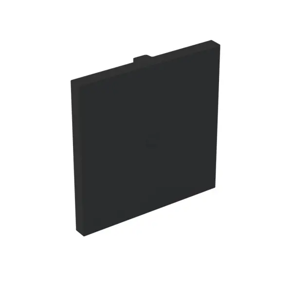 Collection: adorne Finish: Graphite Width: 1.75" Height: 0.24" Length: 1.75"