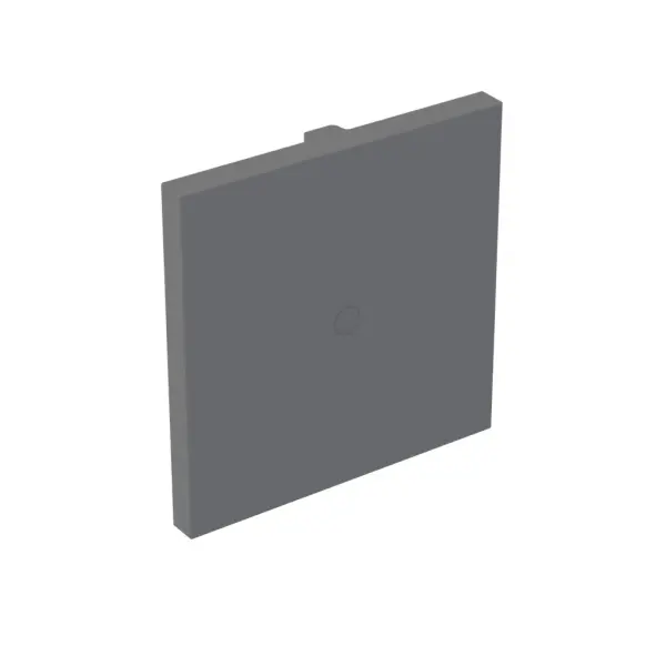 Collection: adorne Finish: Magnesium Width: 1.75" Height: 0.24" Length: 1.75"