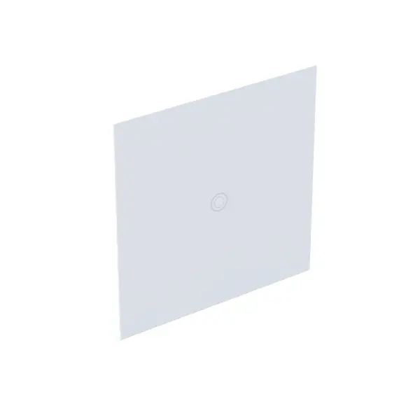 Collection: adorne Finish: White Width: 1.75" Height: 0.24" Length: 1.75"