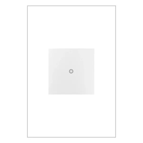 Control lights at the wall with this sleek sofTap switch, or through the intuitive app. Pair this smart switch with the Wireless Smart Switch with Netatmo to gain easy 3-way control. Smart Lighting lets you set the exact lighting you need, from anywhere, adding safety and convenience to your home. And delivering it all with unprecedented range and reliability, adorne with Netatmo leverages leading Netatmo technology to provide an ideal solution for larger homes with many smart products. Start with the Smart Gateway to establish a robust and dedicated mesh network, then add smart light switches, smart dimmer light switches and smart outlets to build a solution that perfectly fits a home€s unique space and needs. Made exclusively for use with screwless Wall Plates from the adorne Collection, sold separately. Collection: adorne Finish: White Width: 1.73" Height: 4.19" Length: 1.53" Weight: 0.18 lb Voltage: 120.00 V Material: Polycarbonate Country of Origin: China Switch: Touch Connection: Wired Manufacturer Warranty: 1 yr
