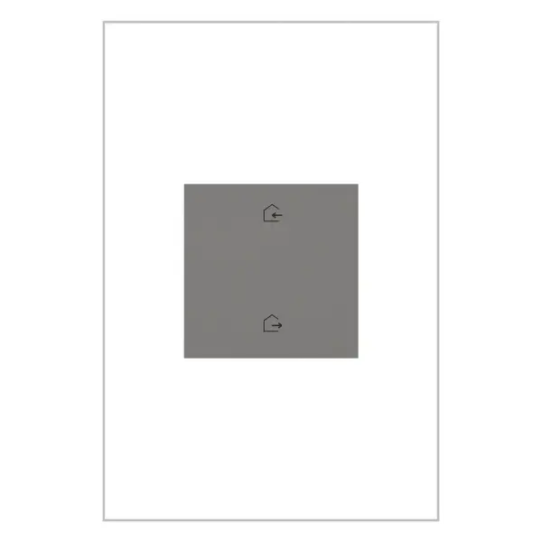 Use this battery-operated smart switch to control the Home/Away full lighting scenes with one touch. Place by a front door, or the door to the garage, to turn lights on/off as you come or go. Add to any wall, no wires or tools needed, then create/edit the scenes easily within the app.Smart Lighting lets you set the exact lighting you need, from anywhere, adding safety and convenience to your home. And delivering it all with unprecedented range and reliability, adorne with Netatmo leverages leading Netatmo technology to provide an ideal solution for larger homes with many smart products. Start with the Smart Gateway to establish a robust and dedicated mesh network, then add smart switches, dimmers and outlets to build a solution that perfectly fits a home€s unique space and needs. Made exclusively for use with Wall Plates from the adorne Collection, sold separately. Collection: adorne Finish: Magnesium Width: 1.79" Height: 4.68" Length: 0.24" Weight: 0.18 lb Voltage: 120.00 V Material: Polycarbonate Country of Origin: China Switch: Touch Connection: Wire Leads Manufacturer Warranty: 1 yr