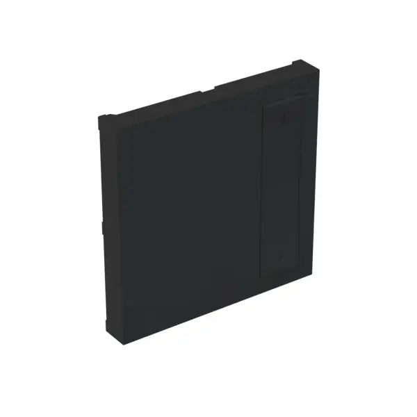 Collection: adorne Finish: Graphite Width: 1.75" Height: 0.24" Length: 1.75"