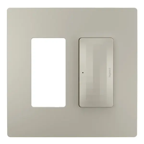 The smartest way to take control of lights and power, optimized for larger homes.Smart Lighting lets you set the exact lighting you need, from anywhere, adding safety and convenience to your home. And delivering it all with unprecedented range and reliability, radiant with Netatmo leverages leading Netatmo technology to provide an ideal solution for larger homes with many smart products. Start with the Smart Gateway to establish a robust and dedicated mesh network, then add smart switches, dimmers and outlets to build a solution that perfectly fits a home€s unique space and needs. Options include wireless smart switches and dimmers for easily adding 3-way control.Made exclusively for use with screwless Wall Plates from the radiant Collection, sold separately. Collection: radiant Finish: Nickel Width: 4.75" Height: 4.75" Length: 0.56" Weight: 0.60 lb Country of Origin: China