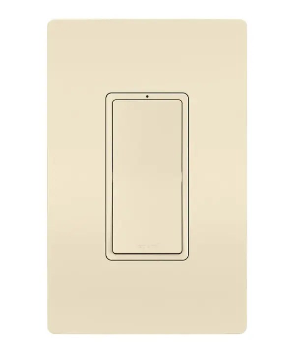 Control lights at the wall with the smooth paddle action of this smart switch, or use the intuitive app. Pair this switch with a Wireless Smart Switch with Netatmo to gain easy 3-way control. Smart Lighting lets you set the exact lighting you need, from anywhere, adding safety and convenience to your home. And delivering it all with unprecedented range and reliability, radiant with Netatmo leverages leading Netatmo technology to provide an ideal solution for larger homes with many smart products. Start with the Smart Gateway to establish a robust and dedicated mesh network, then add smart light switches, smart dimmer light switches and smart outlets to build a solution that perfectly fits a home€s unique space and needs. Screwless Wall Plates from the radiant Collection included. Collection: radiant Finish: Light Almond Weight: 0.25 lb Country of Origin: China