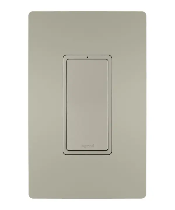 Control lights at the wall with the smooth paddle action of this smart switch, or use the intuitive app. Pair this switch with a Wireless Smart Switch with Netatmo to gain easy 3-way control. Smart Lighting lets you set the exact lighting you need, from anywhere, adding safety and convenience to your home. And delivering it all with unprecedented range and reliability, radiant with Netatmo leverages leading Netatmo technology to provide an ideal solution for larger homes with many smart products. Start with the Smart Gateway to establish a robust and dedicated mesh network, then add smart light switches, smart dimmer light switches and smart outlets to build a solution that perfectly fits a home€s unique space and needs. Screwless Wall Plates from the radiant Collection included. Collection: radiant Finish: Nickel Weight: 0.25 lb Country of Origin: China