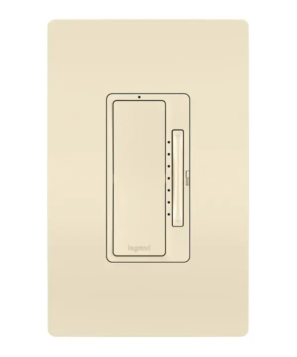Through Tru-Universal technology, this smart dimmer switch works with virtually any 120V dimmable bulb or fixture. Pair with a radiant Wireless Smart Dimmer with Netatmo to gain easy 3-way control.Smart Lighting lets you set the exact lighting you need, from anywhere, adding safety and convenience to your home. And delivering it all with unprecedented range and reliability, adorne with Netatmo leverages leading Netatmo technology to provide an ideal solution for larger homes with many smart products. Start with the Smart Gateway to establish a robust and dedicated mesh network, then add smart switches, smart dimmer light switches and smart outlets to build a solution that perfectly fits a home€s unique space and needs. Screwless Wall Plates from the radiant Collection included. Collection: radiant Finish: Light Almond Width: 1.73" Height: 4.19" Weight: 0.25 lb Country of Origin: China
