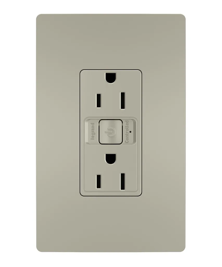 radiant Smart 15A Outlet with Netatmo in Nickel