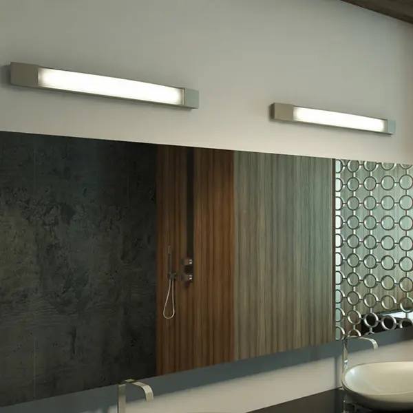 Apollo 36" Two Light Vanity in Satin Nickel - Image 3
