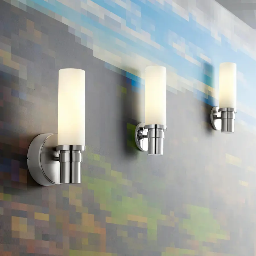 Pebble 18W Wall Sconce in Satin Nickel - Image 4