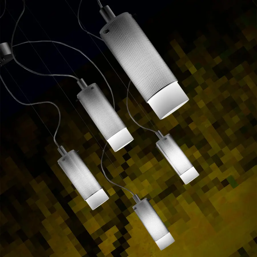 LOTUS One Light Compact Fluorescent Pendant - Image 7