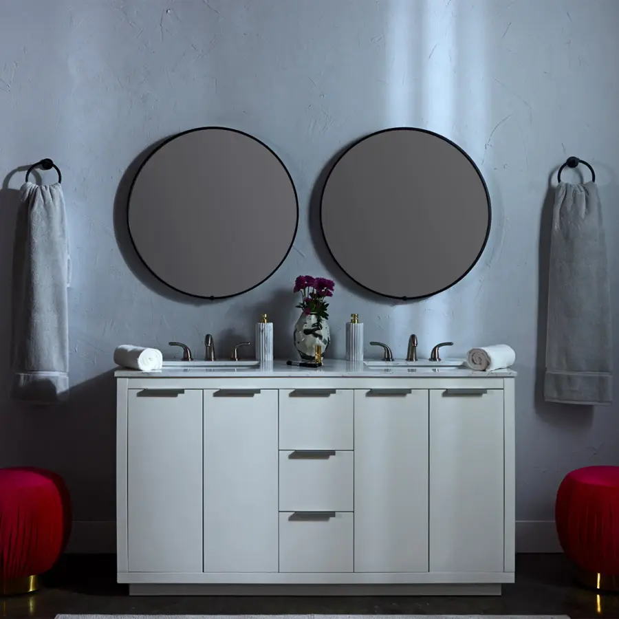 Avior 30" Round Lighted Mirror - Image 13