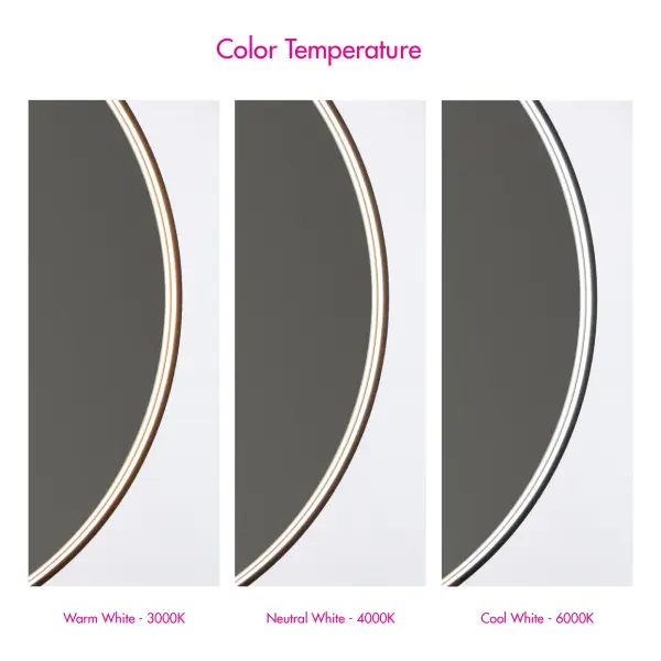 Avior 36" Round Lighted Mirror - Image 5