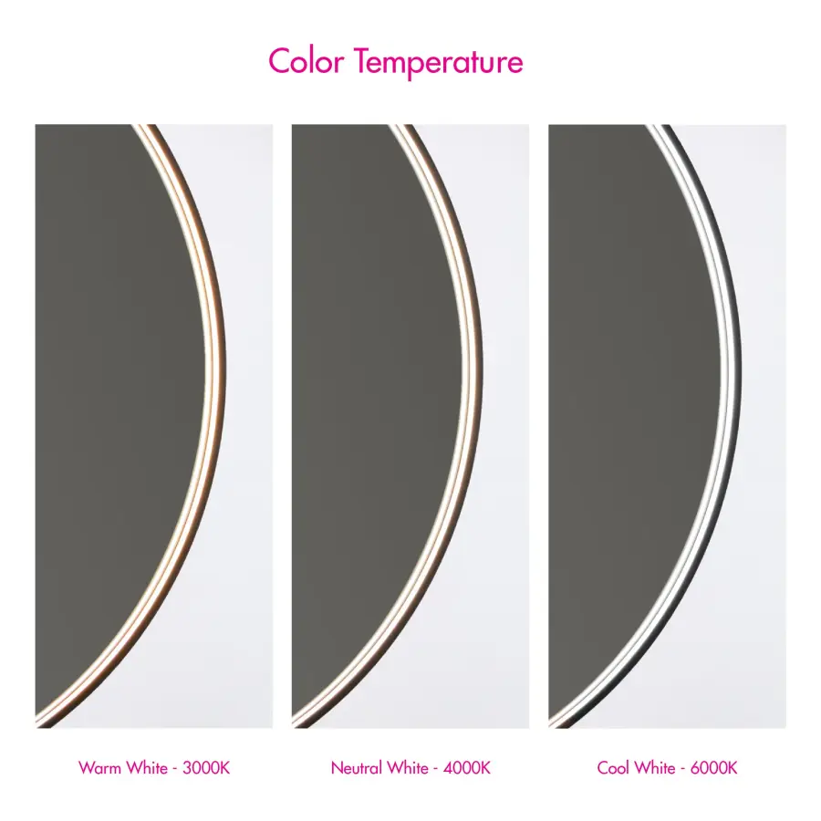 Avior 36" Round Lighted Mirror - Image 5