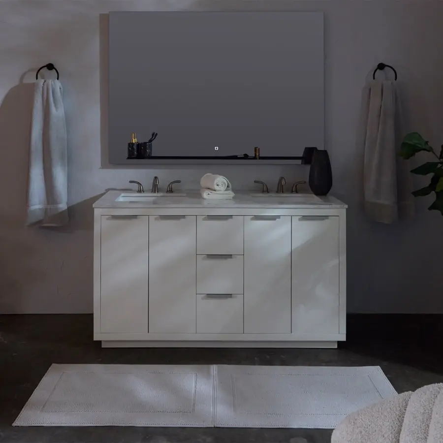 Skylight 36" x 24" Lighted Mirror with Integrated Shelf - Image 14