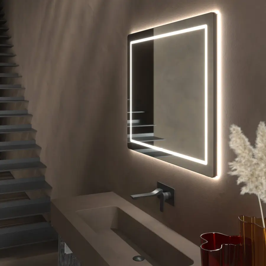 Compact 48" x 48" Lighted Mirror - Image 16