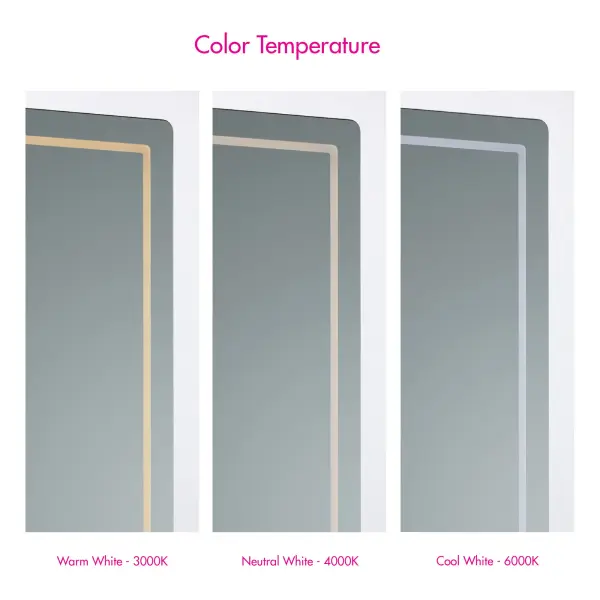 Compact 48" x 48" Lighted Mirror - Image 6