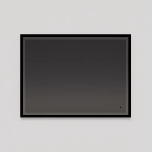 The Dusk combines sleek matte black aluminum framing with advanced lighting technology. Features include CCT selectability, dimmability, infrared sensor control, and built-in defogger for optimal functionality. - alternate view