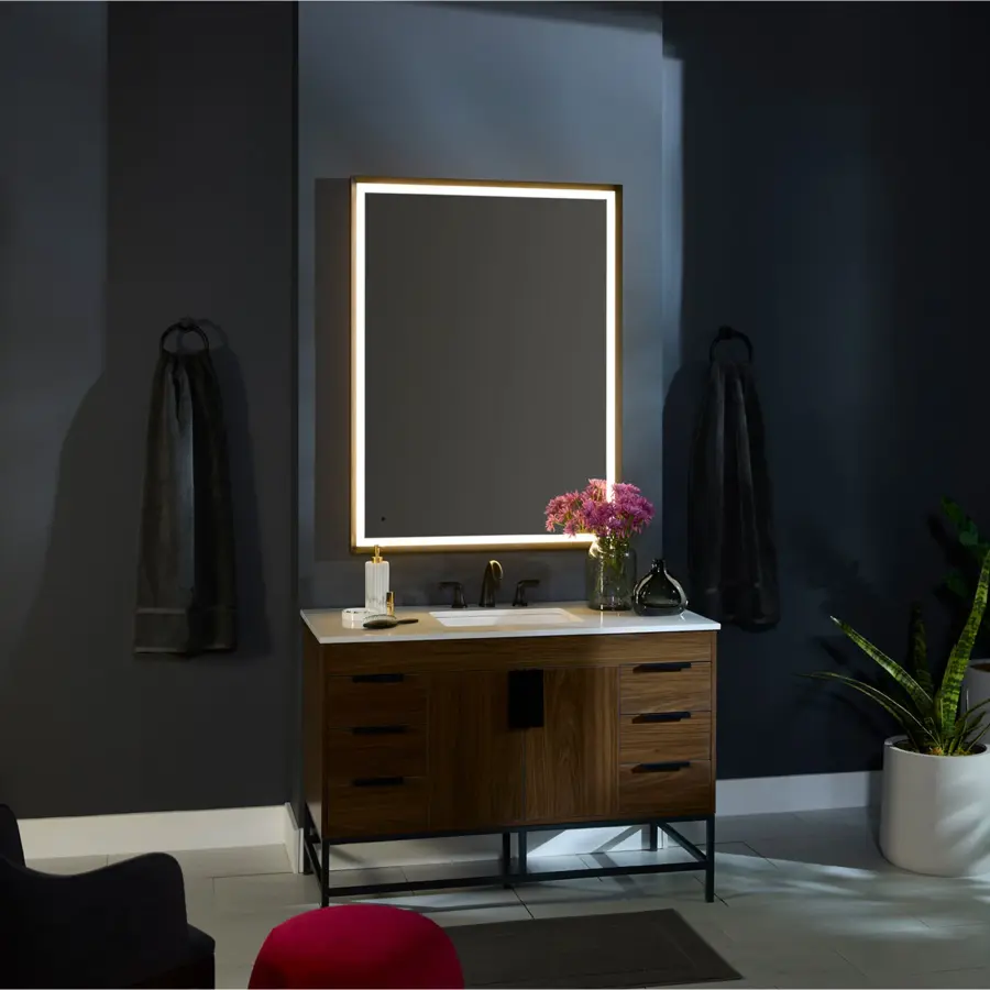 Dusk 36" x 36" Lighted Mirror - Image 6