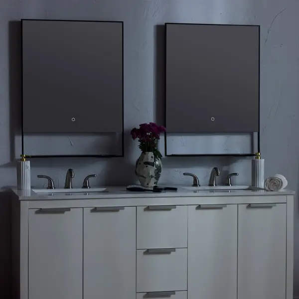 Castore 24" x 32" Lighted Mirror with Wireless Charging - Image 12