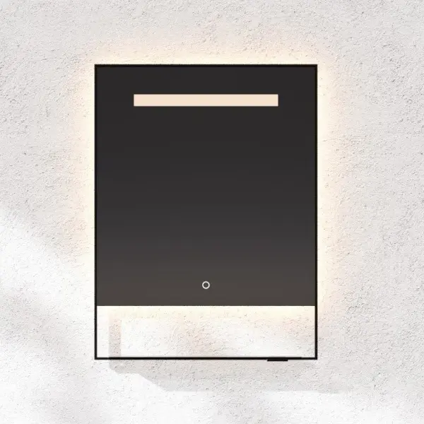 Castore 24" x 32" Lighted Mirror with Wireless Charging - Image 3