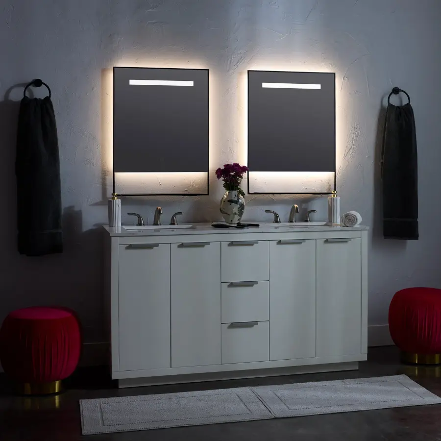 Castore 32" x 32" Lighted Mirror - Image 13