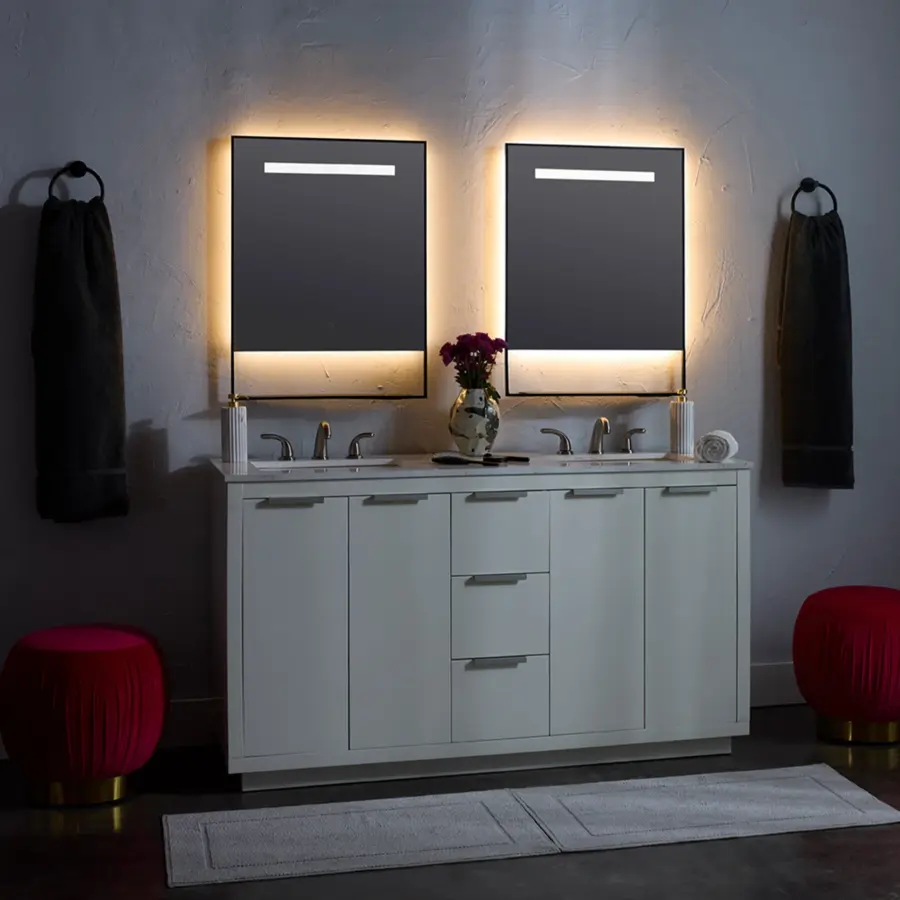 Castore 32" x 32" Lighted Mirror - Image 14