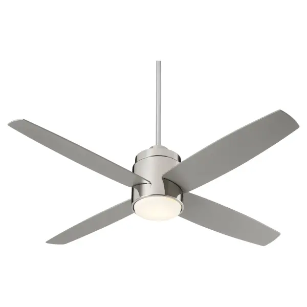 The Oslo 52" ceiling fan combines minimalist design with versatile functionality. Its square-tip blades and cylinder motor create a sophisticated look suitable for both residential and commercial spaces. - alternate view
