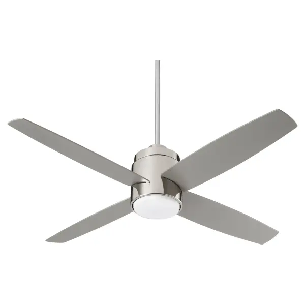 Oslo 52" Four Blade Ceiling Fan in Polished Nickel - Image 3
