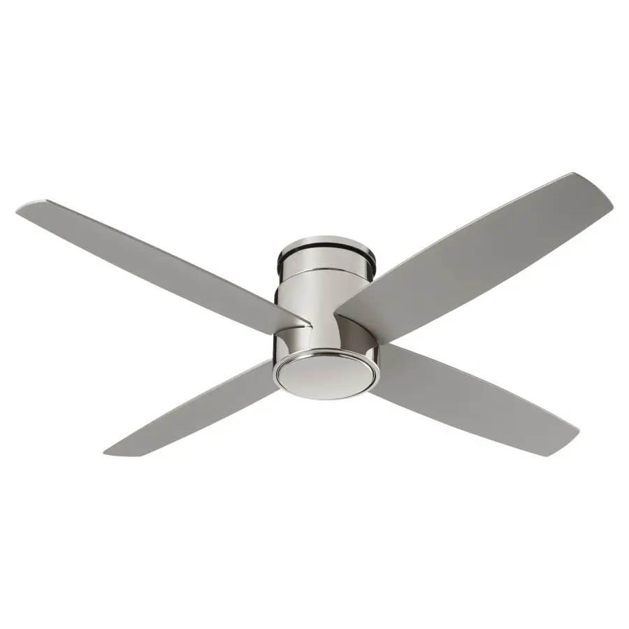 Oslo Hugger 52" Ceiling Fan in Polished Nickel - Image 3