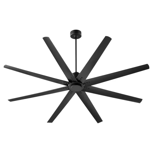 The Fleet 72" ceiling fan commands attention with its bold eight-blade starburst silhouette while delivering whisper-quiet performance. Perfect for large interiors that demand both dramatic design and efficient air circulation.