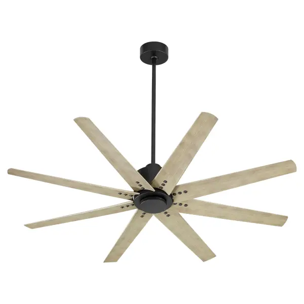 The Fleet 56" ceiling fan commands attention with its striking eight-blade starburst silhouette while delivering whisper-quiet airflow. Perfect for large interiors seeking statement-making design with superior cooling performance.