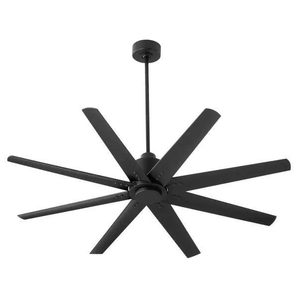 The Fleet 56" ceiling fan commands attention with its striking eight-blade starburst silhouette while delivering whisper-quiet airflow. Perfect for large interiors seeking statement design with superior cooling performance.