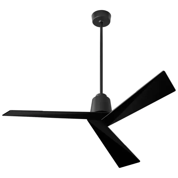 The Dynamo 54" Ceiling Fan transforms modern spaces with striking angular blades and minimalist motor housing. Its three-blade design delivers smooth airflow while making a dramatic artistic statement in contemporary interiors.
