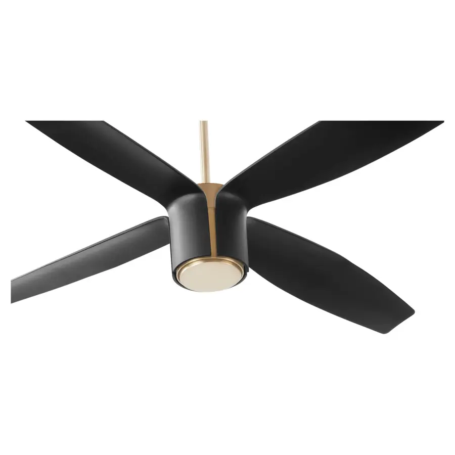Samaran 60" Ceiling Fan - Aged Brass & Black - Image 5