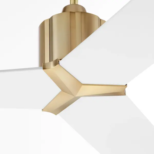 Strato 60" Ceiling Fan - Aged Brass & White - Image 3