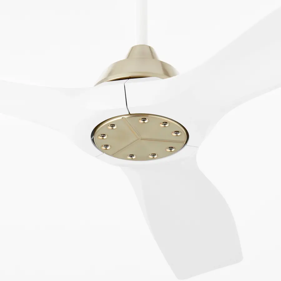 Avalon 52" Ceiling Fan in Aged Brass - Image 4