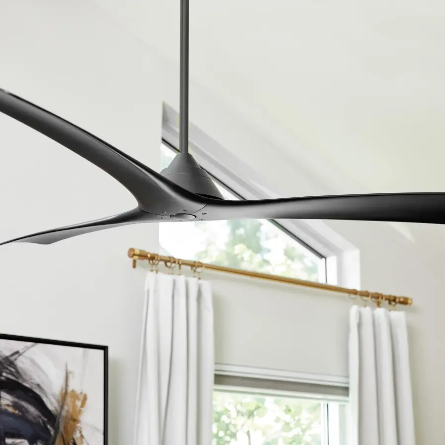 Mecca 64" Ceiling Fan in Black - Image 6